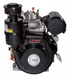 Двигатель Lifan Diesel 192FD, вал Ø25мм, катушка 6 Ампер
